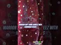 DON'T MISS THIS! ✨ Maroon stylish Party Wear 2026 🔥 #shorts
