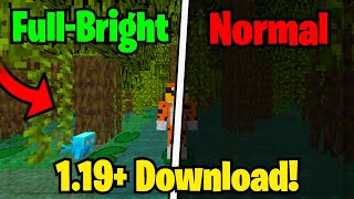 How to Get FULL BRIGHT for Minecraft 1.19+! How To Get MAX BRIGHTNESS in 1.19!