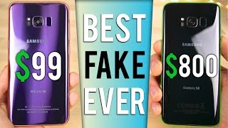 $99 Fake Samsung Galaxy S8 vs $800 Galaxy S8! New Version