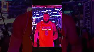 LeBron Got Swept Again🧹😲#shorts