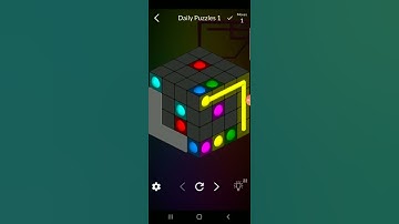 How to solve cube connect (day 2 level 1)