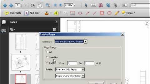 How to Rotate Pages with Acrobat