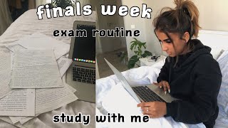 A Day In My Life During Finals Weeks || study with me!!