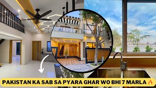 7 Marla Bala ka Khubsurat Triple-Storey Luxury House For Sale in Bahria Islamabad