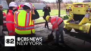 NYC's Transportation Department having another "pothole blitz" over the weekend
