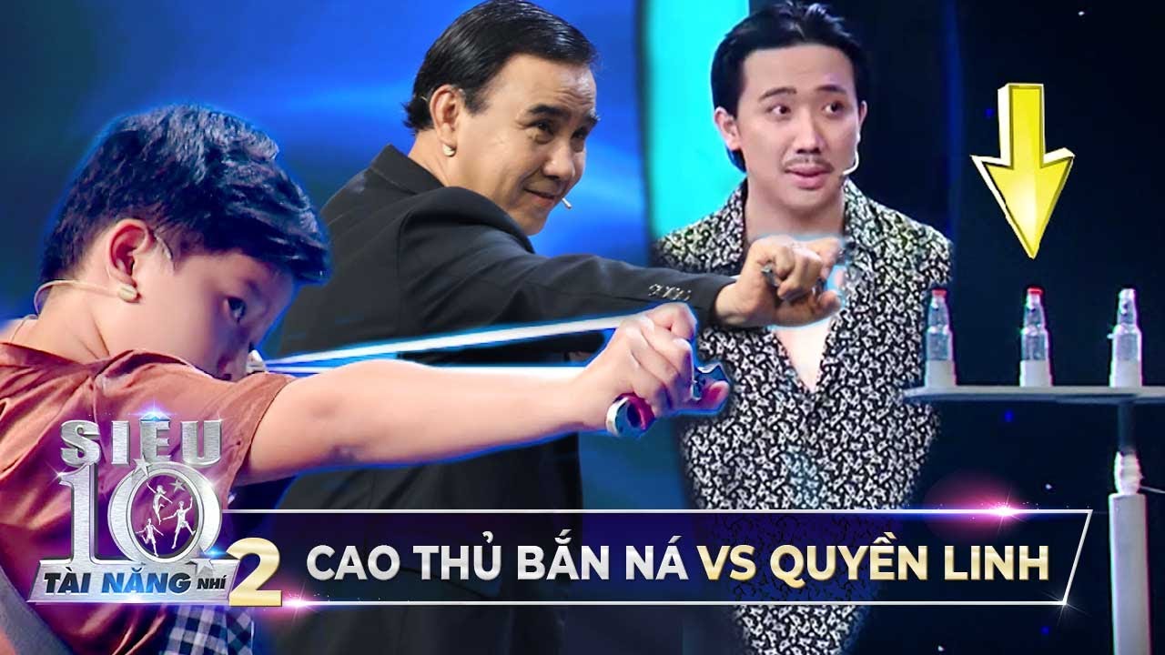 'CAO THỦ' bắn ná nhỏ tuổi khiến Trấn Thành, Hari Won 'TRẦM TRỒ' khi 'SOLO' với MC Quyền Linh