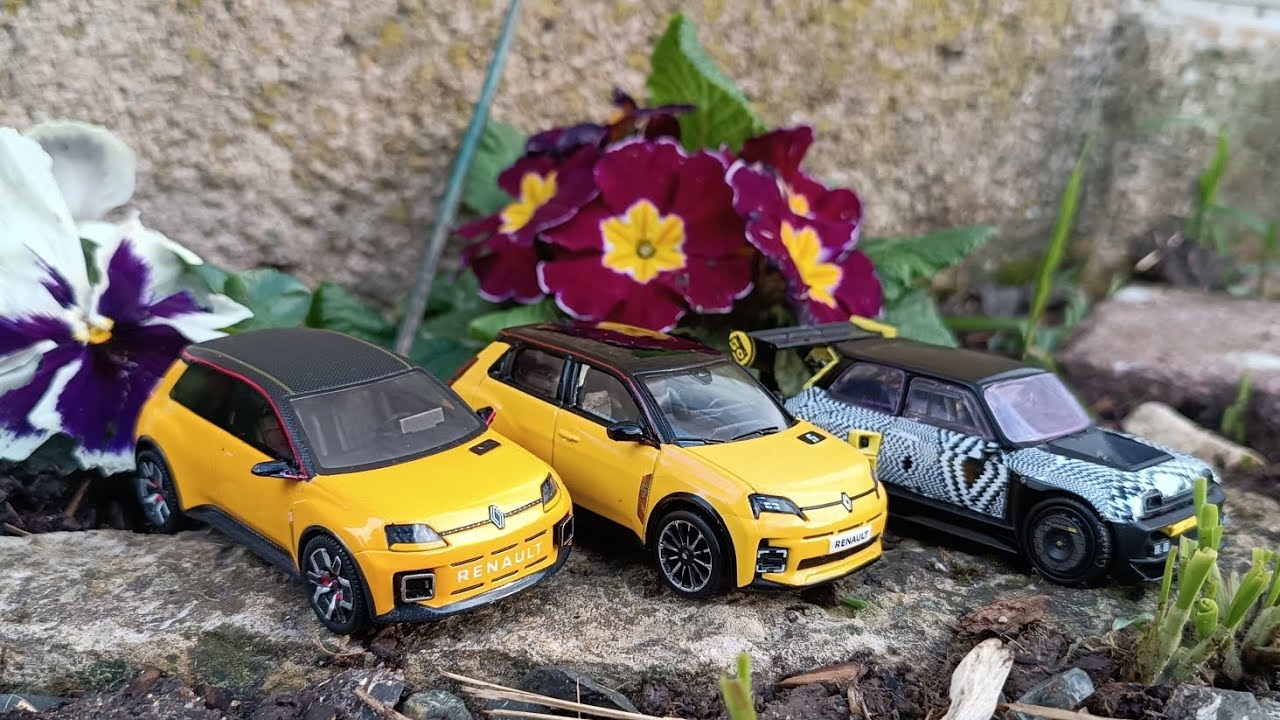 Renault 5 Verte Solido 1/43 - Miniature Ancienne - État D'Occasion
