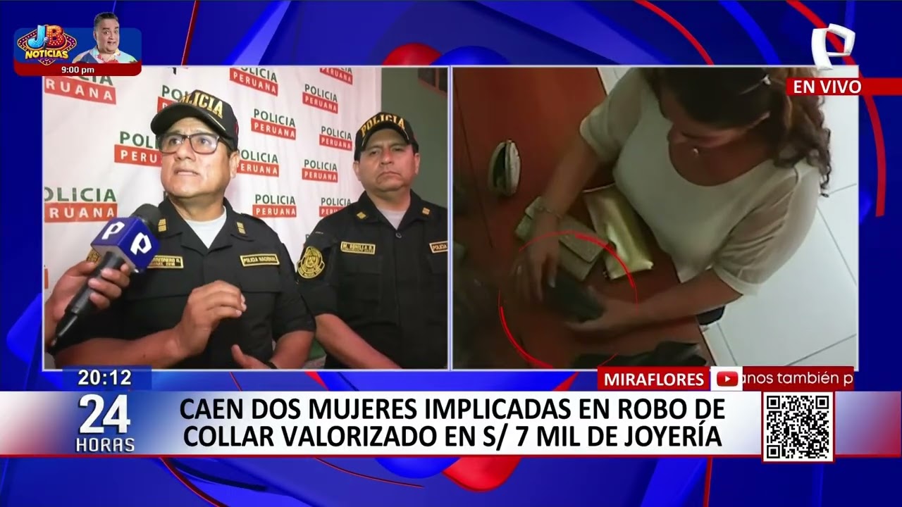 Miraflores: detienen a mujer acusada de robar joya valorizada en S/ 7.100