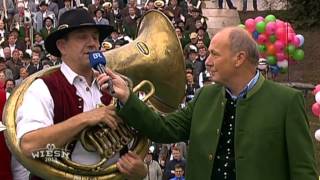 Wiesn Frühschoppen - Standkonzert unter der Bavaria 2013 09 29