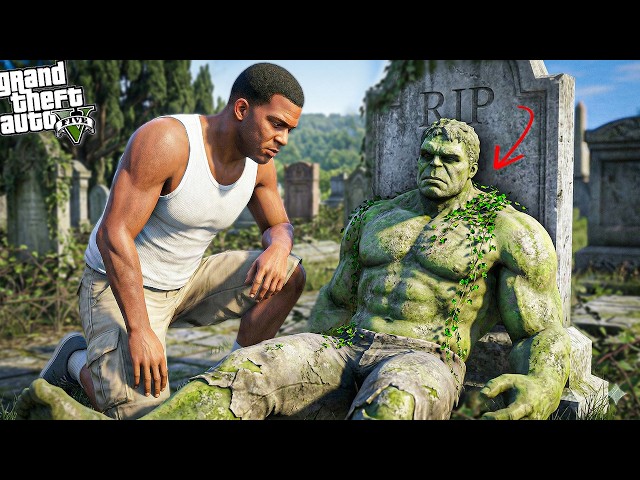 Franklin Restoring An Abandoned Hulk's Suit in GTA 5 ! (GTA 5 mods)
