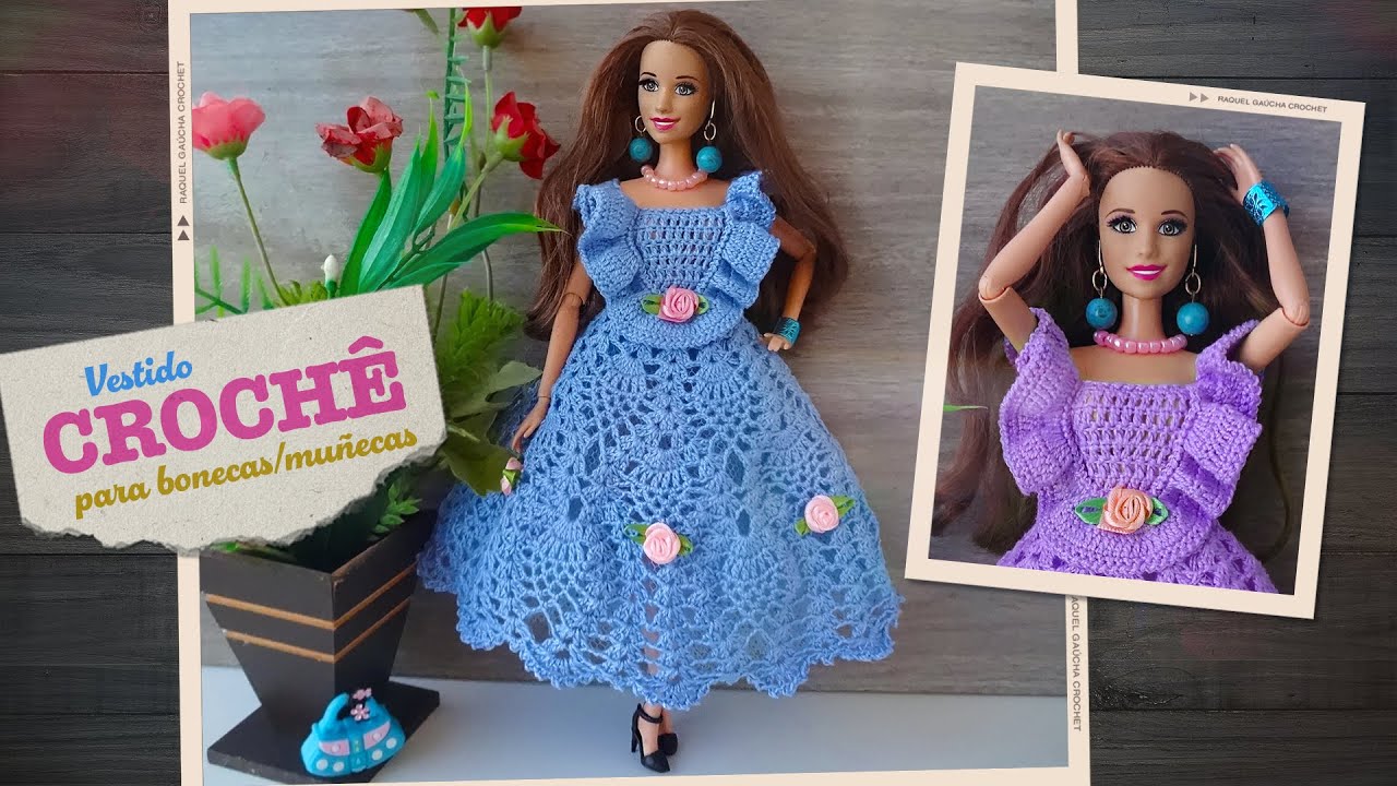 Vestido para Barbie 💖 Sônia
