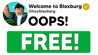 BLOXBURG Was FREE For 30 Minutes... It Was A Disaster