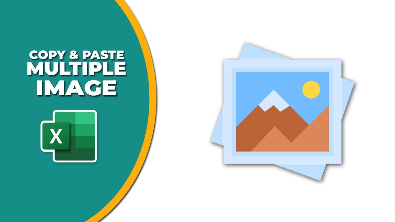 How to copy and paste multiple images in excel - YouTube