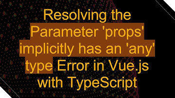 Resolving the Parameter 