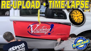 Victory Outdoor Services F350 Wrap - TIME-LAPSE - Sound Issues FIXED by Wrap Shop Garage 2,414 views 1 year ago 14 minutes, 18 seconds