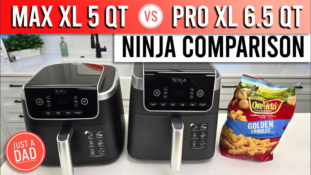 Ninja AF141 Max XL 5 QT vs Ninja AF181 Pro XL 6.5 QT Air Fryer