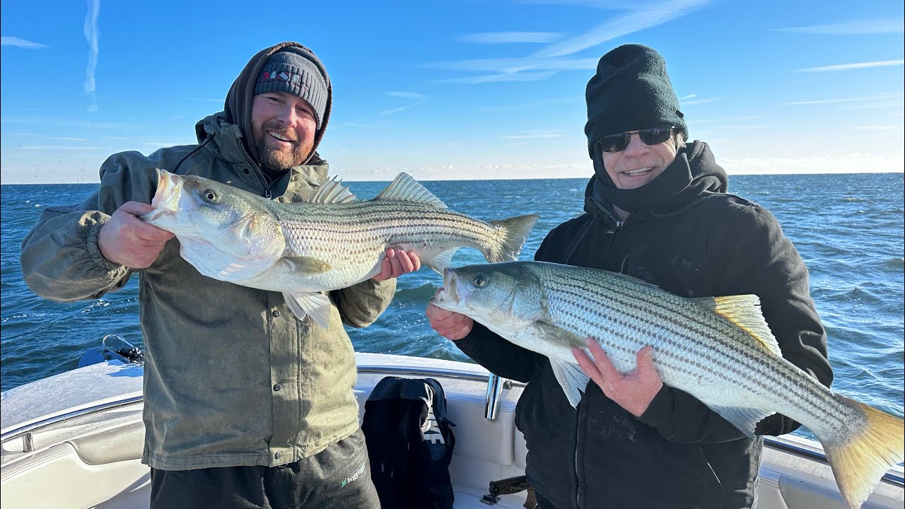 Captains Vlog, EPIC Striper Fishing in NJ! Jigs and Topwater!!! YouTube