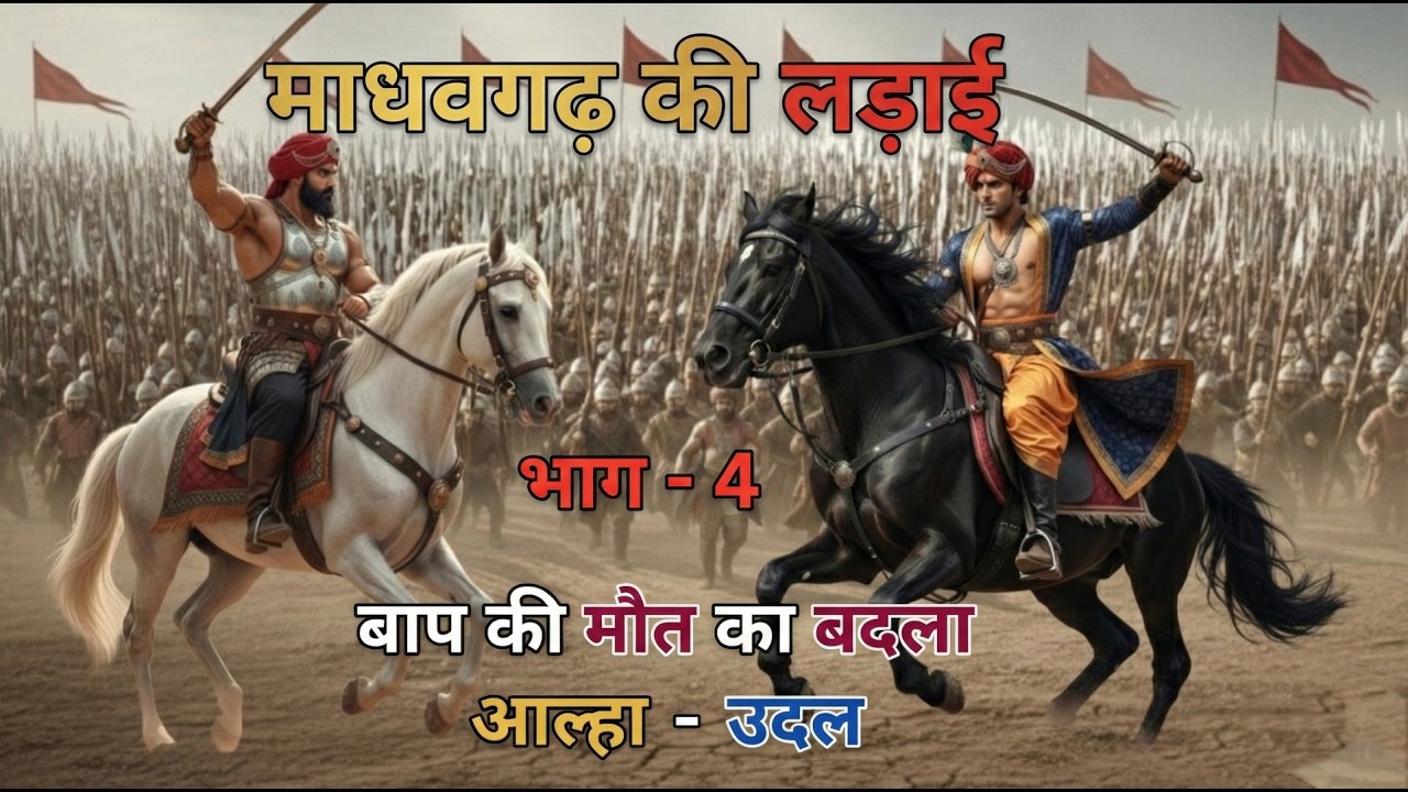 माधवगढ़ की भयंकर लड़ाई भाग 4 | आल्हा ऊदल भाग 4 | बाप की मौत का बदला | The Epic Battle of Madhavgarh