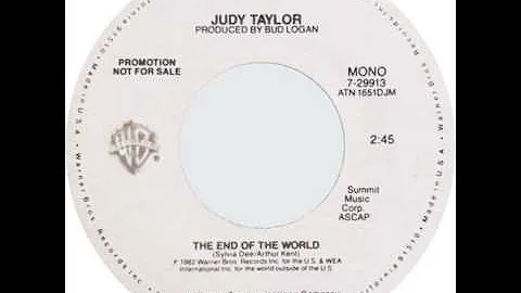 Judy Taylor "The End Of The World"