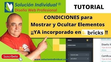 Lógica Condicional para Mostrar y Ocultar Elementos con Bricks - Conditions or Conditional Logic