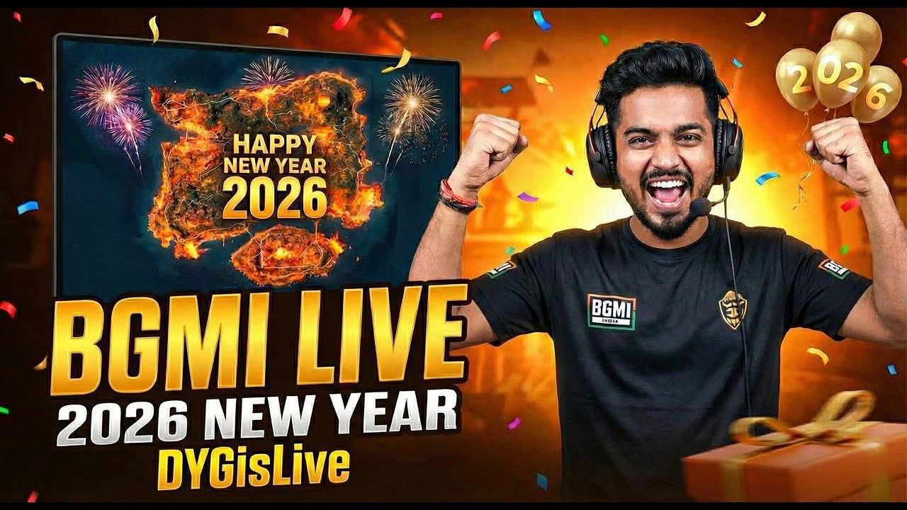 Late Night Stream | Happy New Year 2026 | BGMI Live | Day 25 ...