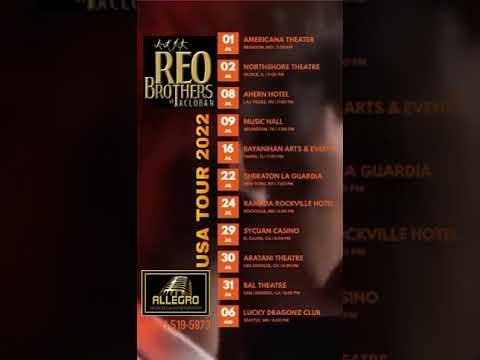 reo brothers us tour 2022 schedule