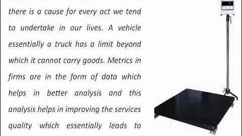 Floor Scales Provides Entire Weighing Solutions.wmv