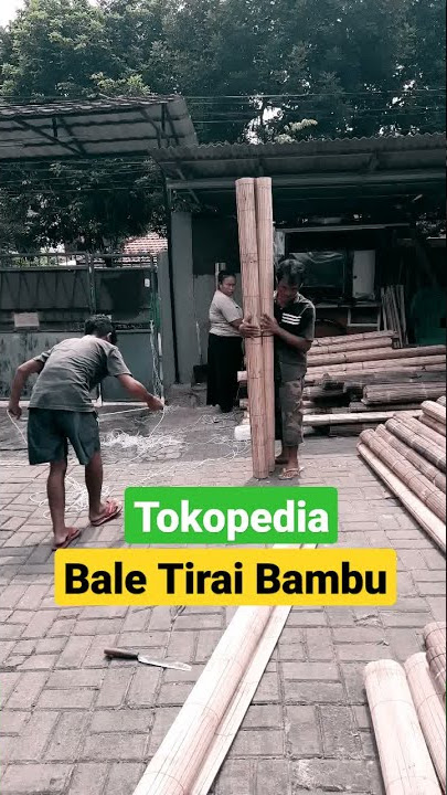 Tokopedia Bale Tirai Bambu krei/krey bambu hitam