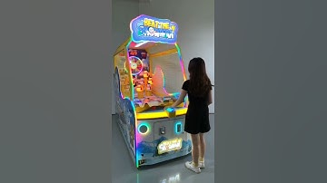 Beat the Snowman  Ball Toss Throwing Arcade Redemption Game