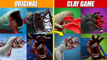 Making All Zoochosis Giant Monster With Clay Game | SPORE