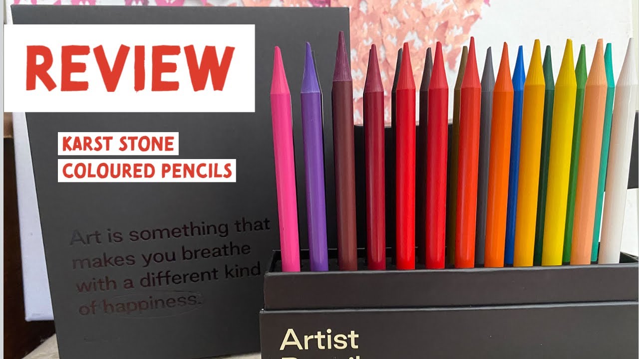 Karst Woodless Artist Pencils, Set of 24