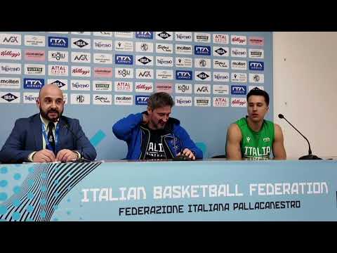 Italia-Ungheria, la conferenza stampa di Pozzecco e Spagnolo