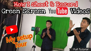 My Green Screen Setup Tour & Editing Tutorial ! || studio tour 2021 | filmora green screen editing
