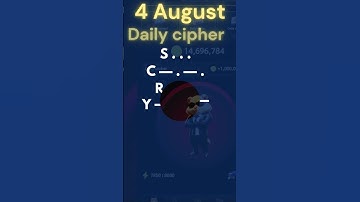 4 August hamster kombat daily cipher  | Daily Cipher Today | Daily cipher Today 1m coins #hamsters