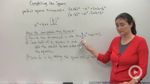 Completing the Square