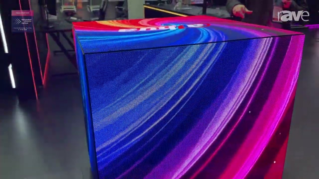 ISE 2026: Dahua Technology Showcases Rental Rubik’s Cube P3.91 LED Display