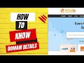 How to know domain details..अपना डोमेन का details कैसे जानें. whois lookup #shorts #youtubeshorts