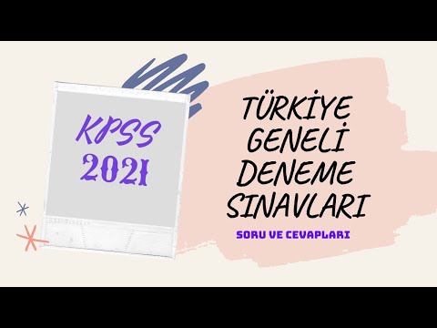 KPSS 2021 YEDİİKLİM TG2 GÜNCEL BİLGİLER SORU VE CEVAPLARI