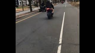 2014 Gsxr 750 Rolling burnouts with @murdamo