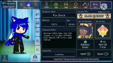 How to send Export Code from Gacha Club in Offline