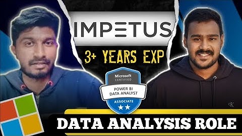 Impetus Data Analyse  Interview Question | PowerBI  , Python