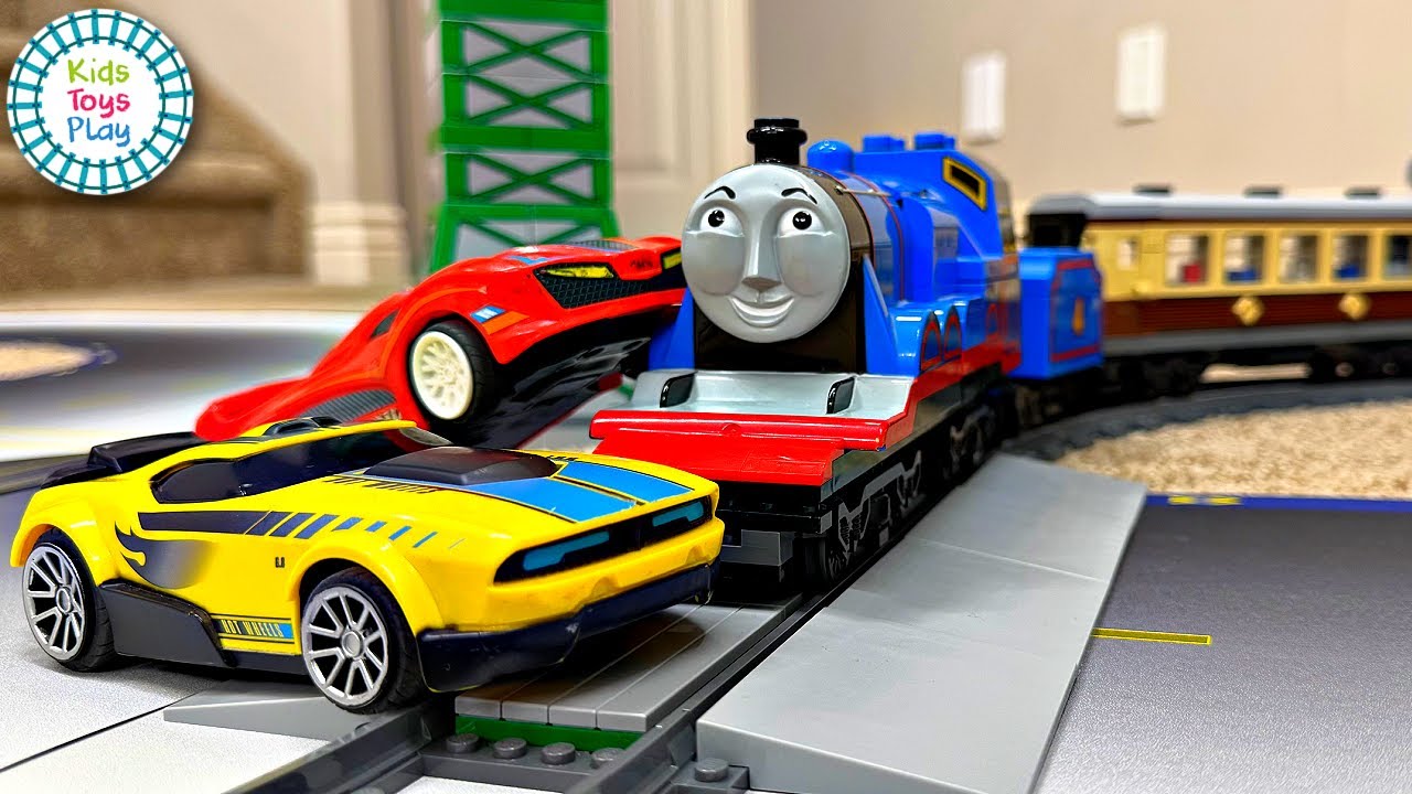 LEGO Train Crashes Galore! Thomas and Friends Duplo VS Hot Wheels AI