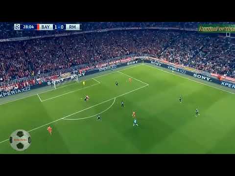 هدف بايرن الاول ضد ريال مدريد 1 0 تعليق حفيظ الدراجي شاشة كاملة دوري أبطال أوروبا