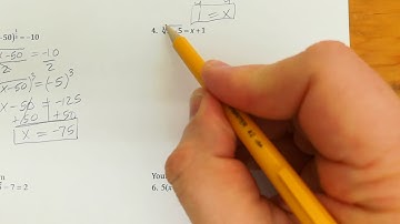 Solving Cube Root and 1/3 Power Equations