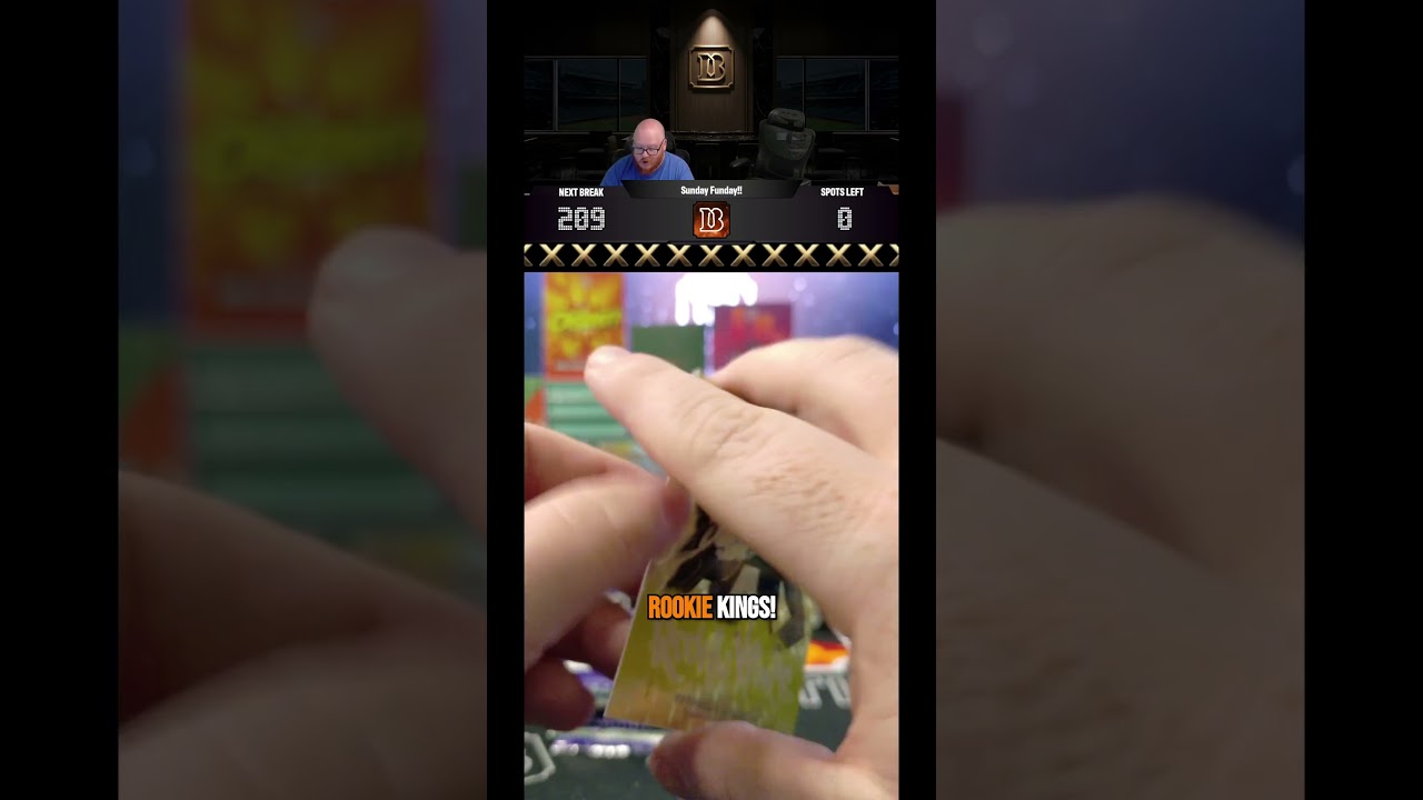 🚨 1-of-1 ROOKIE KINGS 🤯 Tetairoa McMillan pulled by Bruce out of 2025 Optic Football LIVE on TikTok🔥