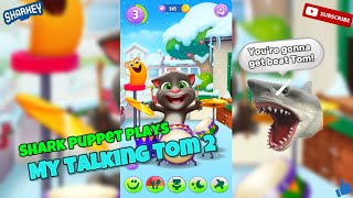 Shark Puppet plays My Talking Tom 2!