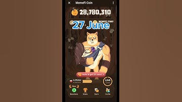Memefi Secret Daily Combo 2M Free Coin 27 June #memefi #dailycombo #crypto
