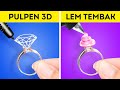 LEM TEMBAK Vs PULPEN 3D Kiat Dan Kerajinan DIY Super Keren Dekorasi Memperbaiki Aksesori