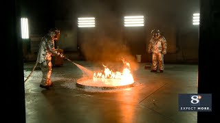 Chippewa Valley Technical College testing PFAS-free firefighting foam made from soybeans