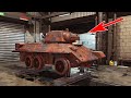 НАШЁЛ ВЗОРВАННЫЙ Т-34-76 НА ДНЕ БОЛОТА! ВОССТАНОВИЛ В МУЗЕЙ - TANK MECHANIC SIMULATOR